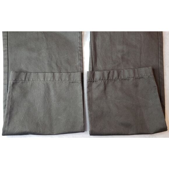 CC FILSON Men's Chino Canvas Pants FCOP014042 Size 32X32 Green (RAVEN) in VGUC - Picture 4 of 13